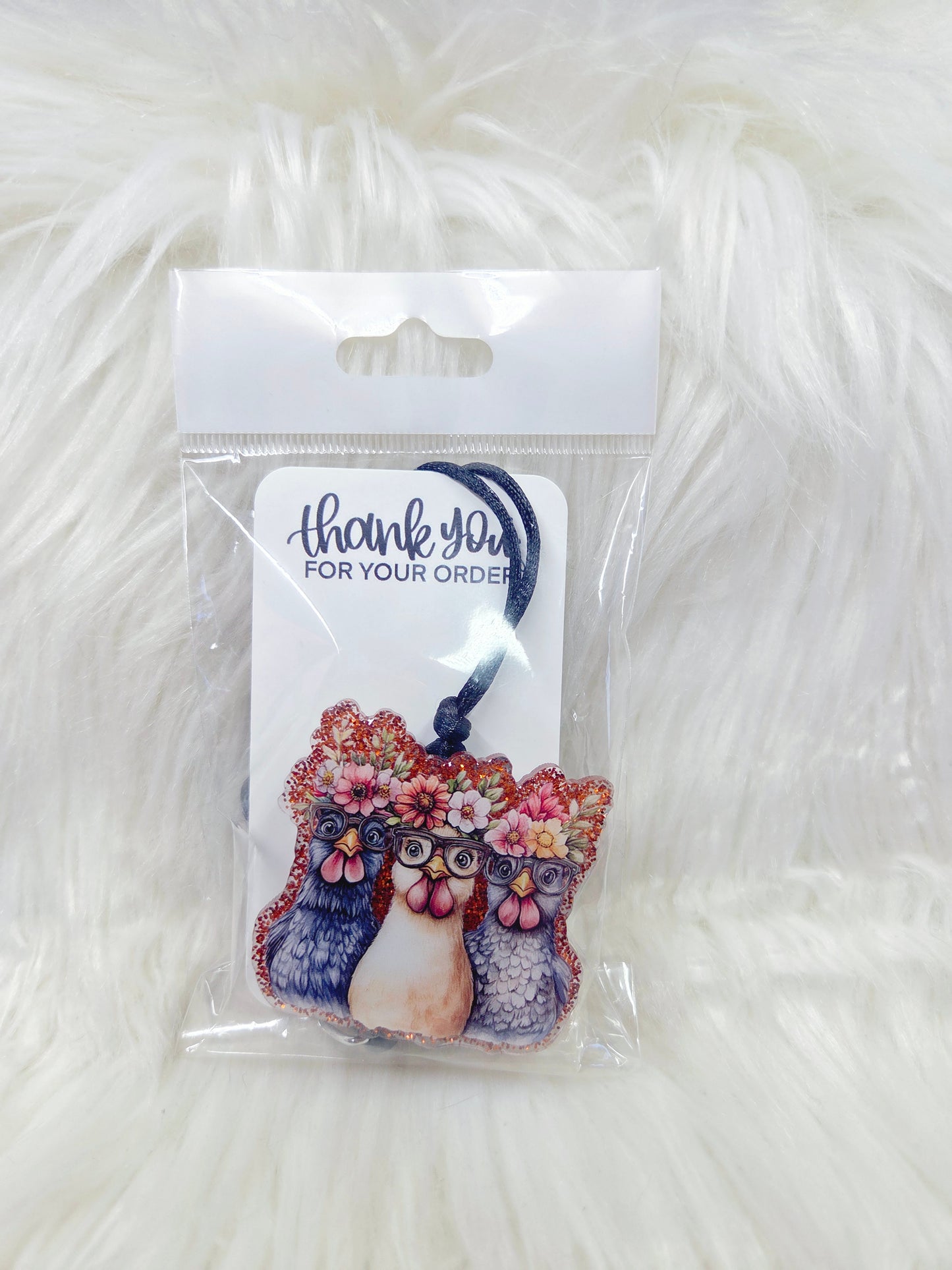 Triple Chicken Lanyard