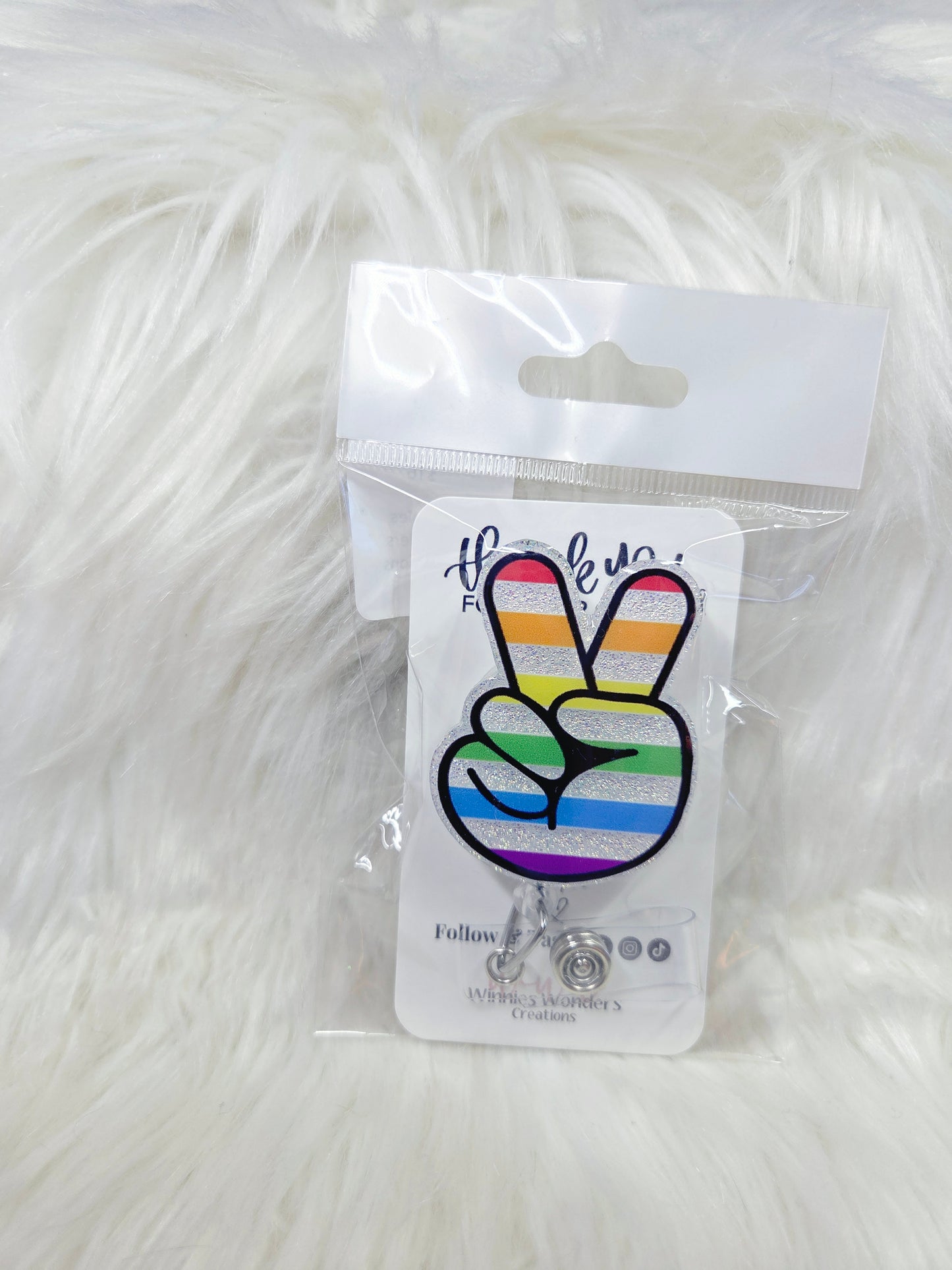 Peace Pride Badge Reel