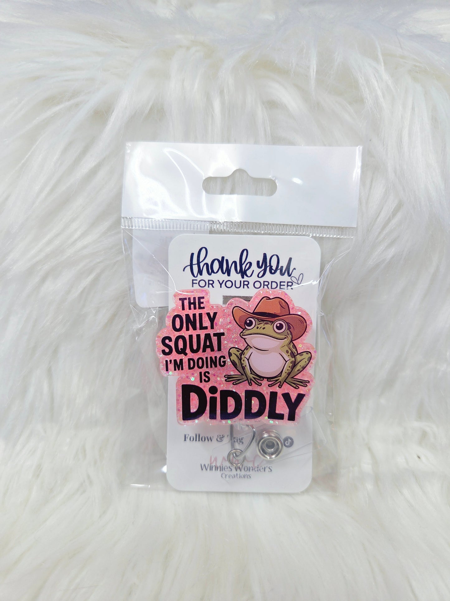 Diddly Squat Badge Reel