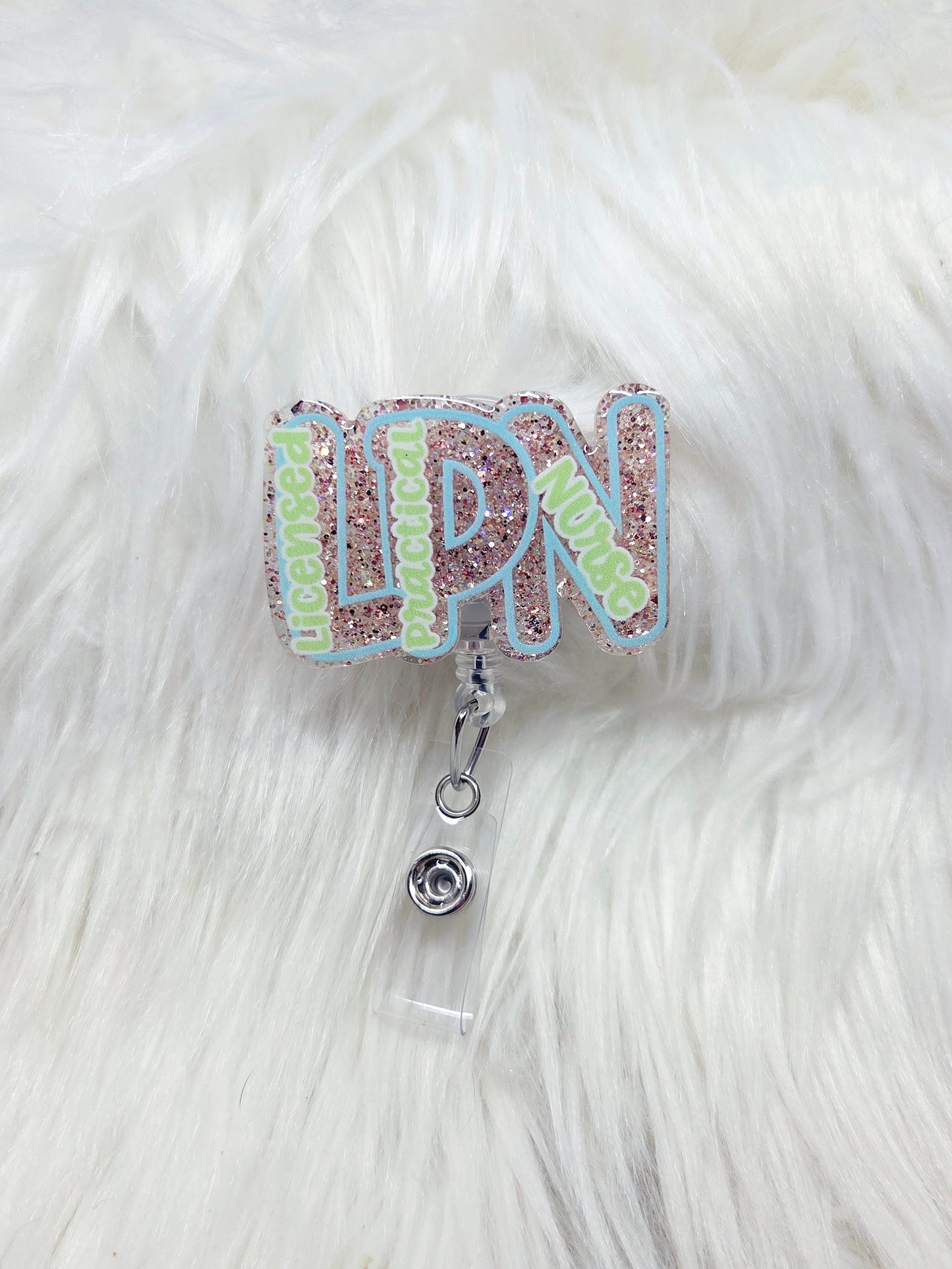 LPN-Licensed Practical Nurse Badge Reel