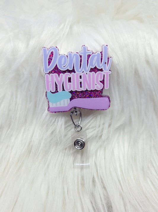 Dental Hygienist Badge Reel