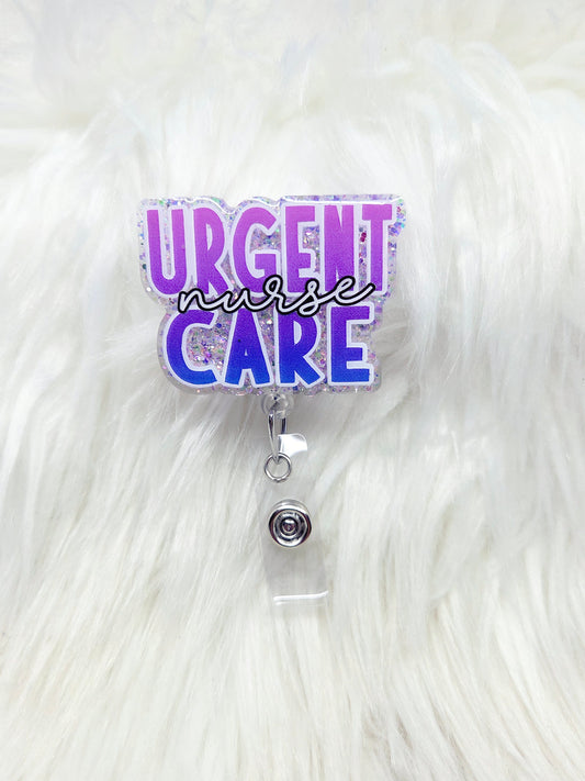 Urgent Care Nurse Badge Reel
