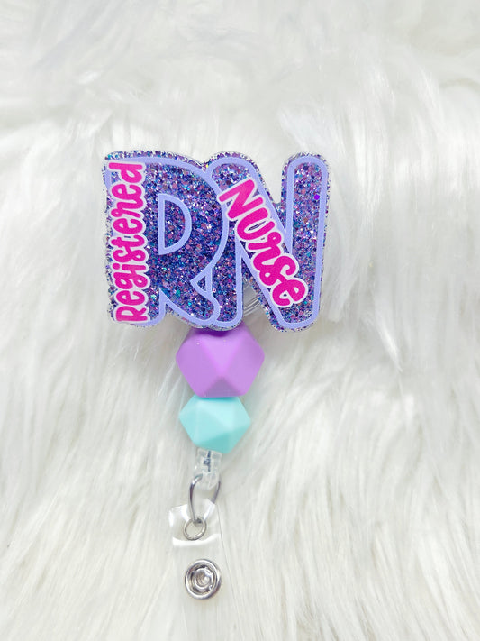 Registered Nurse Badge Reel