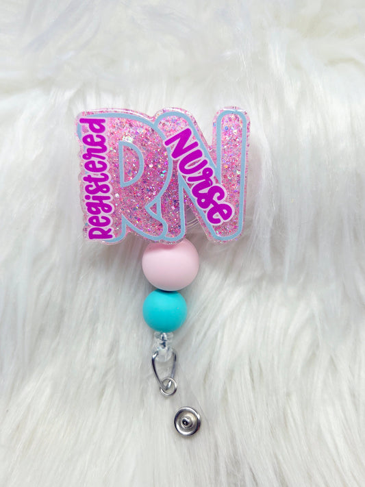 Registered Nurse Badge Reel
