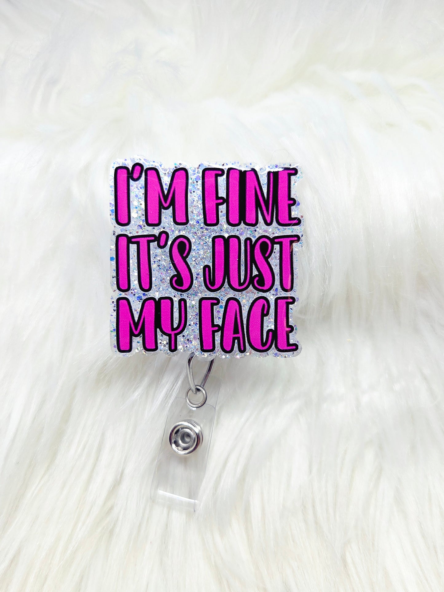 Just My Face Badge Reel