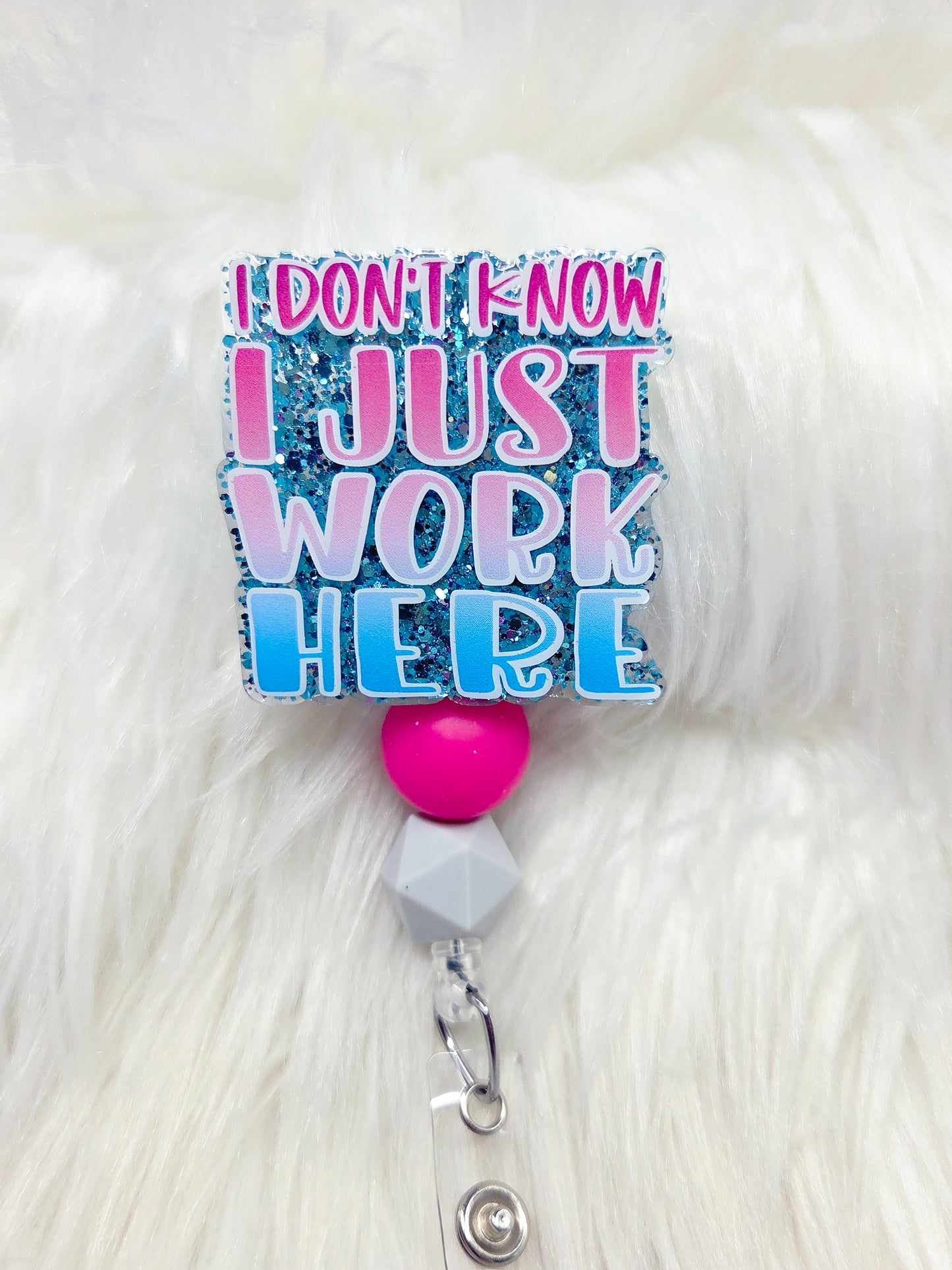 I Just Work Here Badge Reel