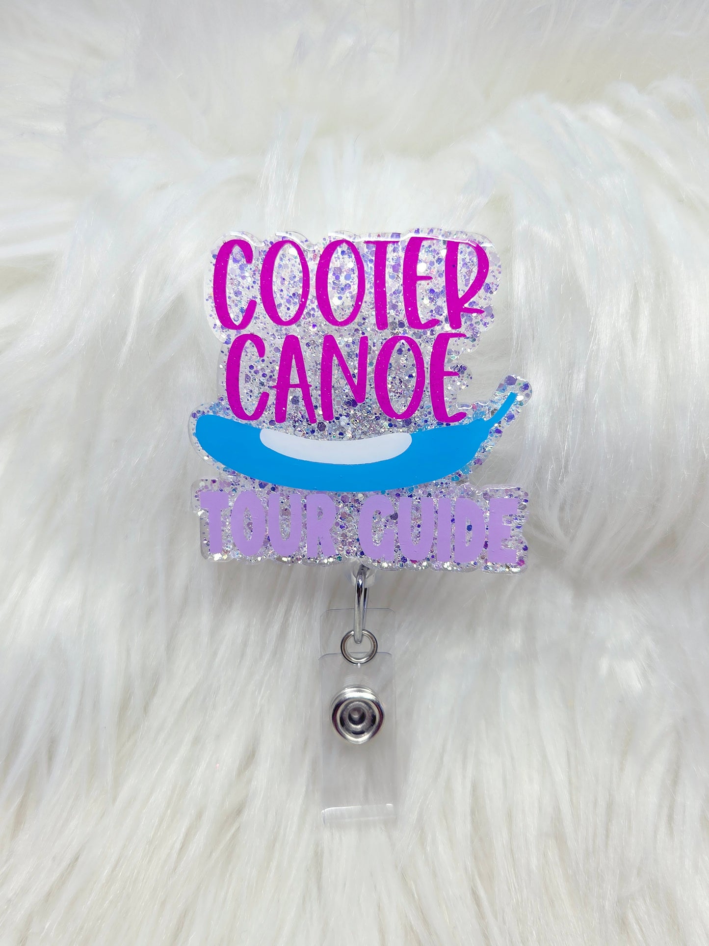 Cooter Canoe Badge Reel
