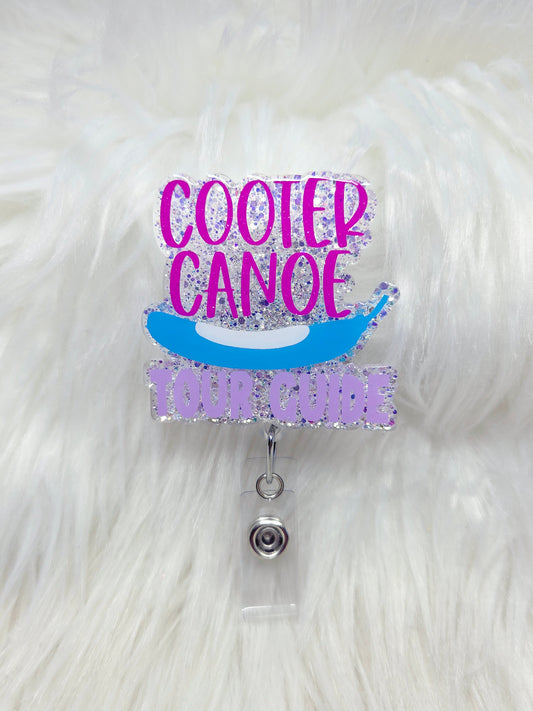 Cooter Canoe Badge Reel
