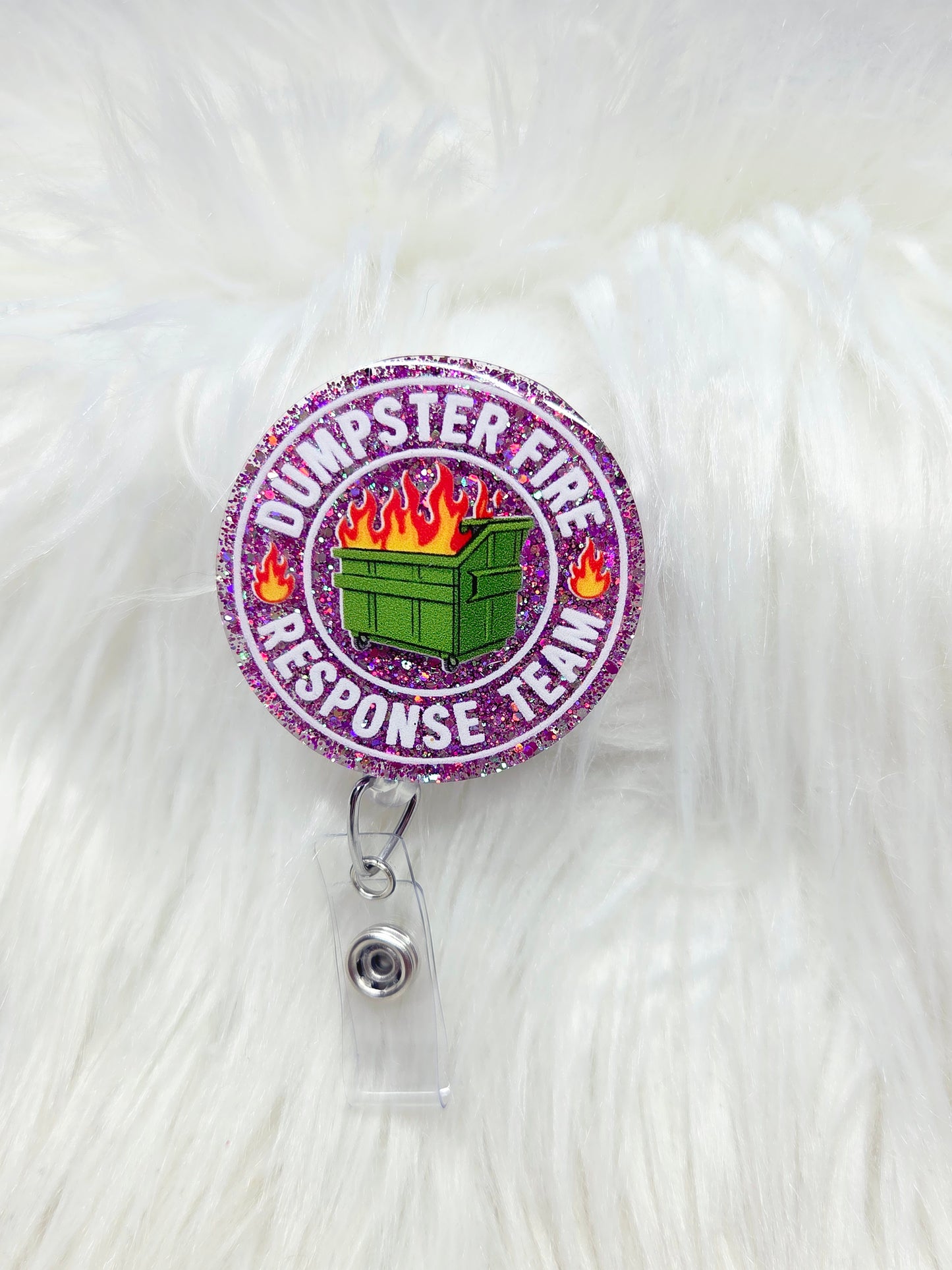 Dumpster Fire Response Team Badge Reel