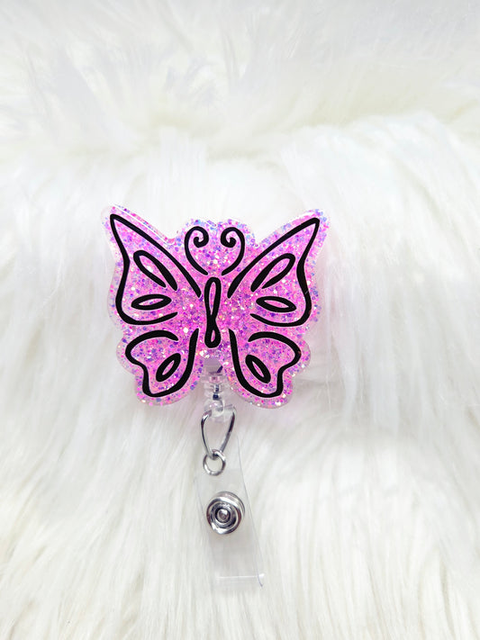 Butterfly Badge Reel