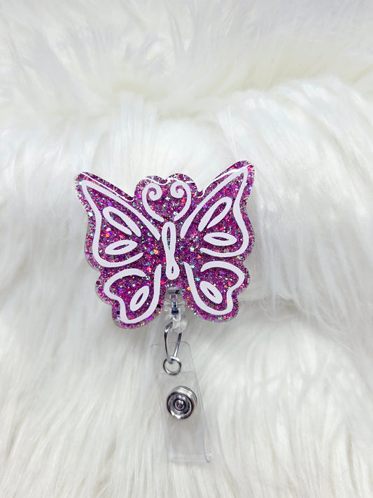 Butterfly Badge Reel