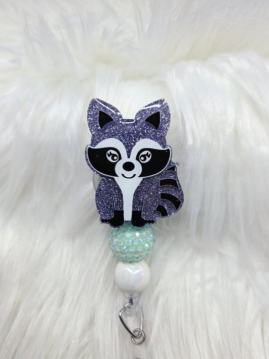 Raccoon Badge Reel