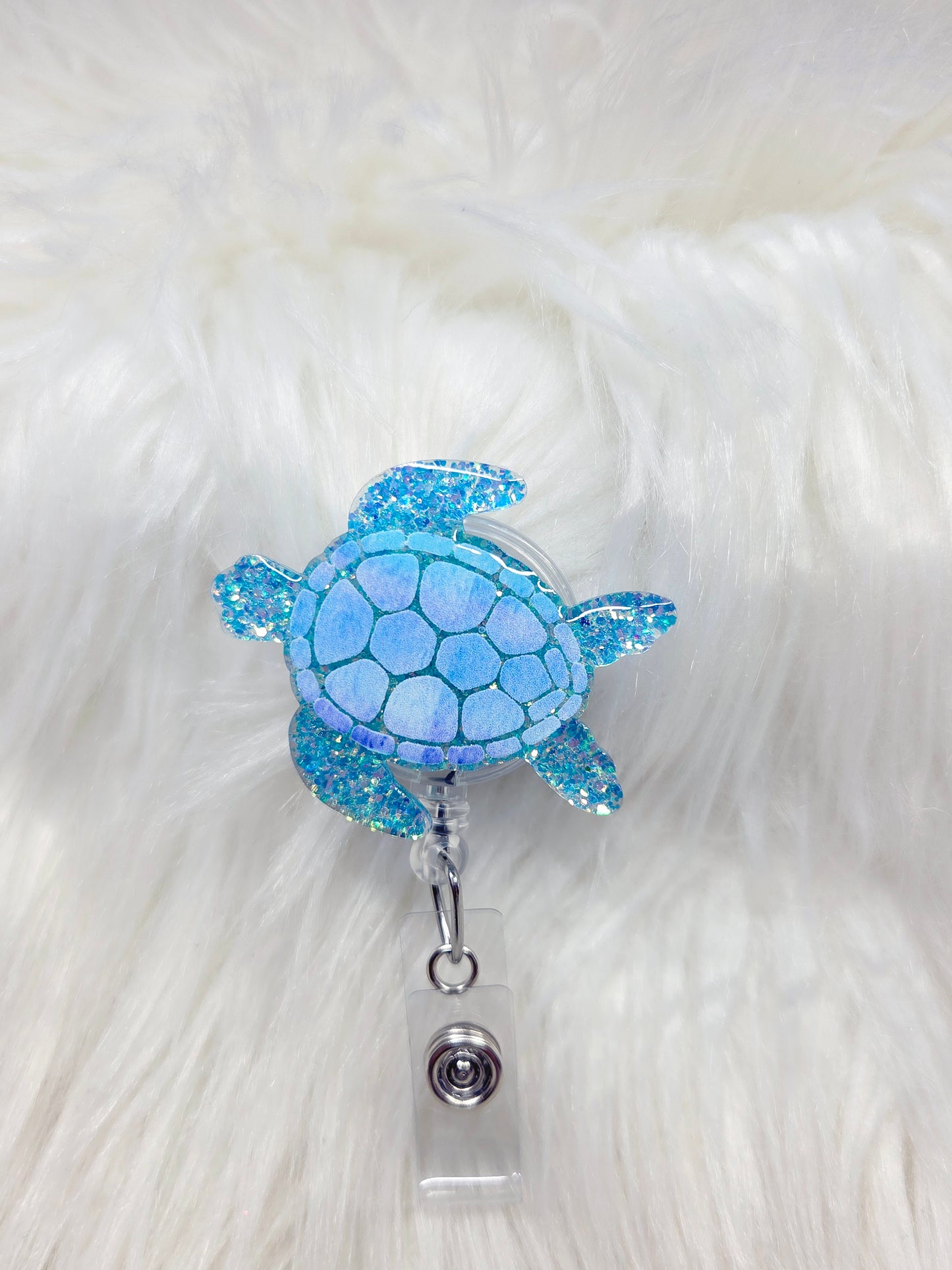 Sea Turtle Badge Reel