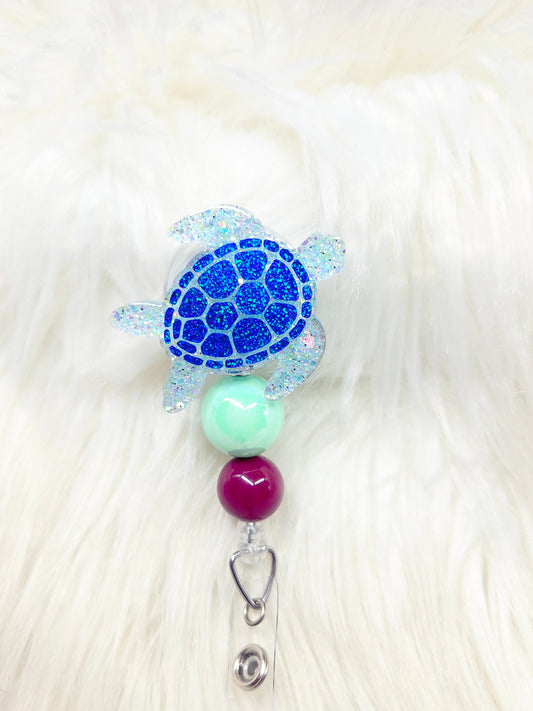 Sea Turtle Badge Reel