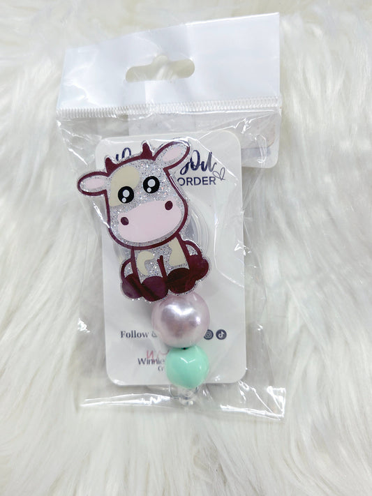 Cow Badge Reel