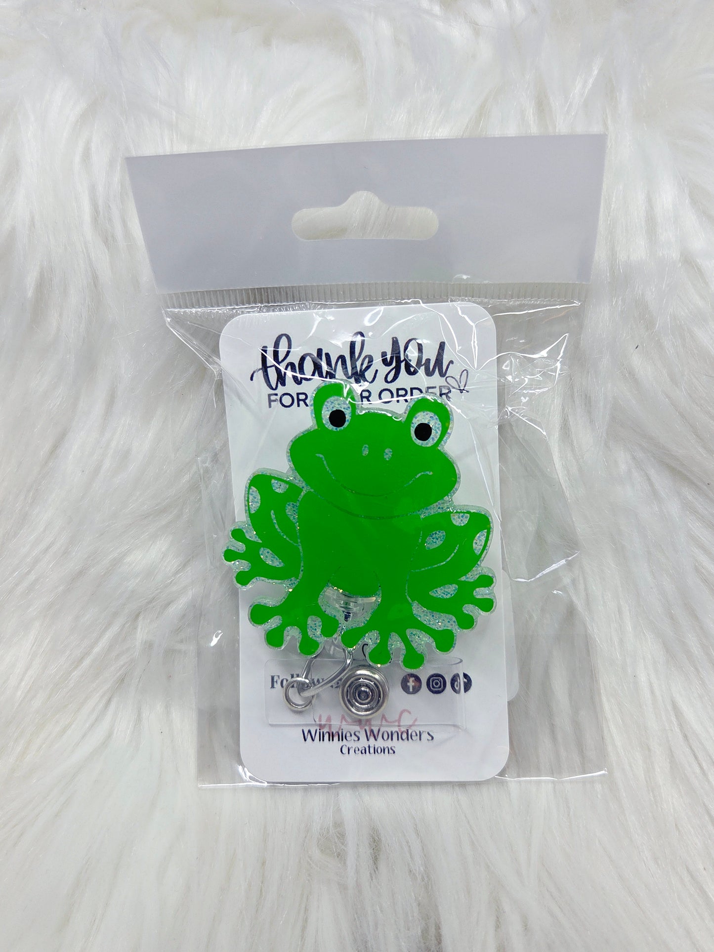 Frog Badge Reel