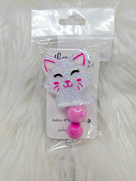 Cat Badge Reel