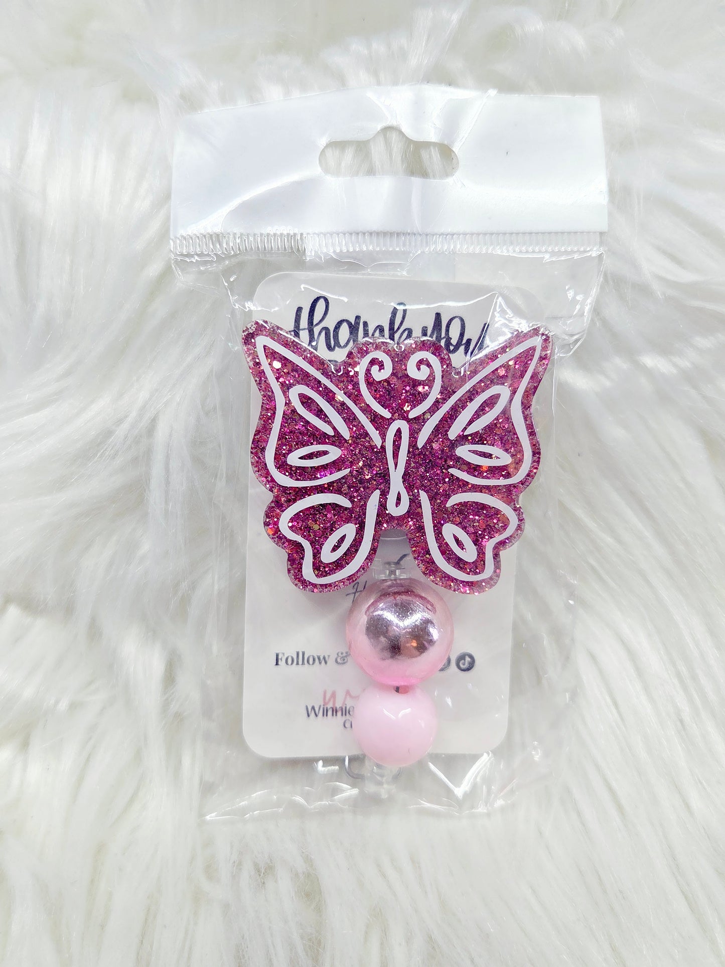 Butterfly Badge Reel