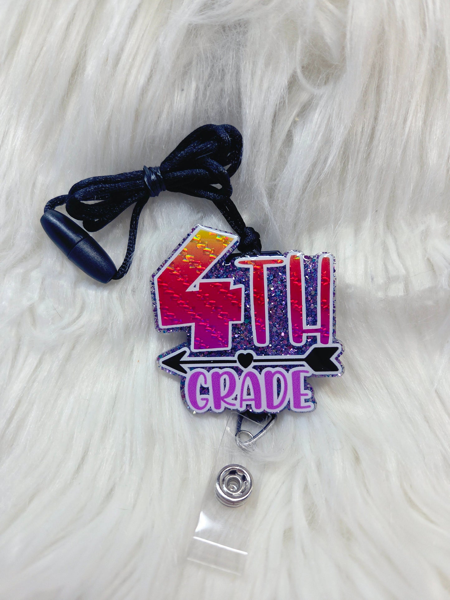 4th Grade Teacher Lanyard