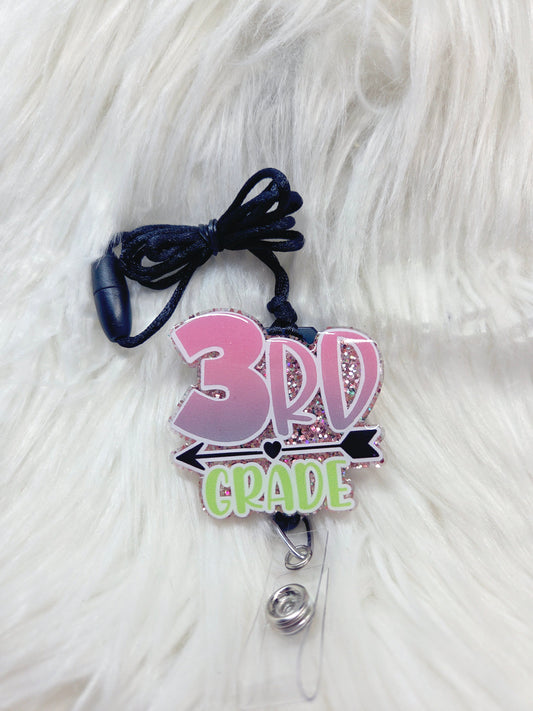 3rd Grade Teacher Lanyard
