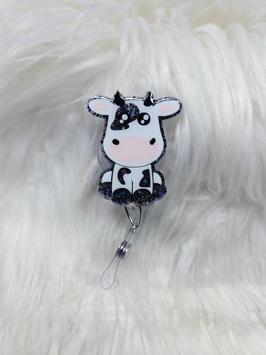 Cow Badge Reel