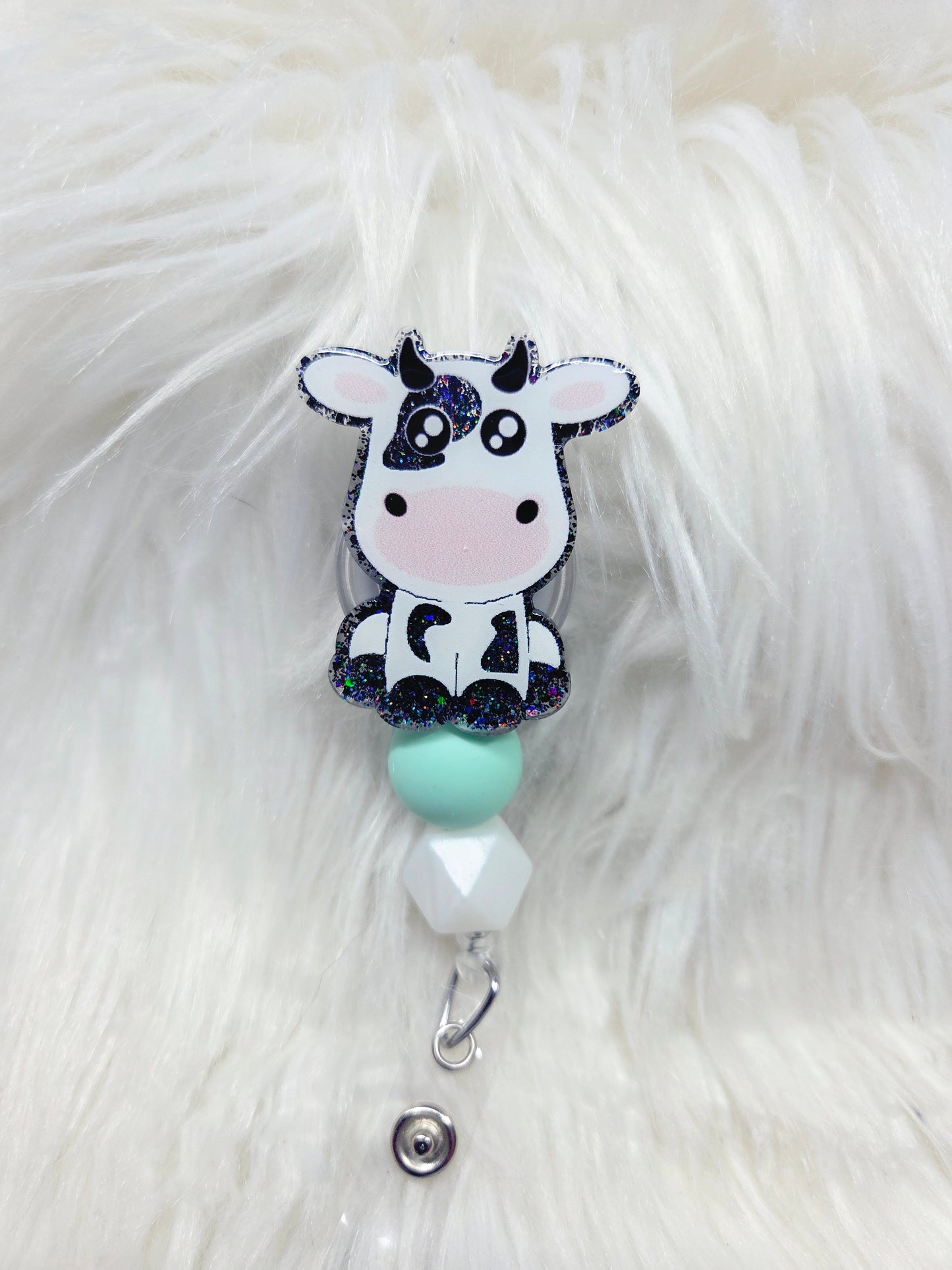 Cow Badge Reel