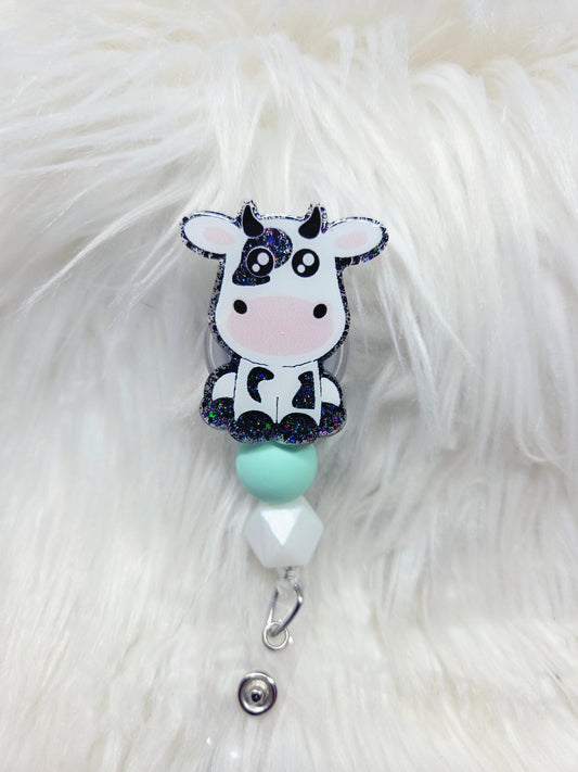 Cow Badge Reel