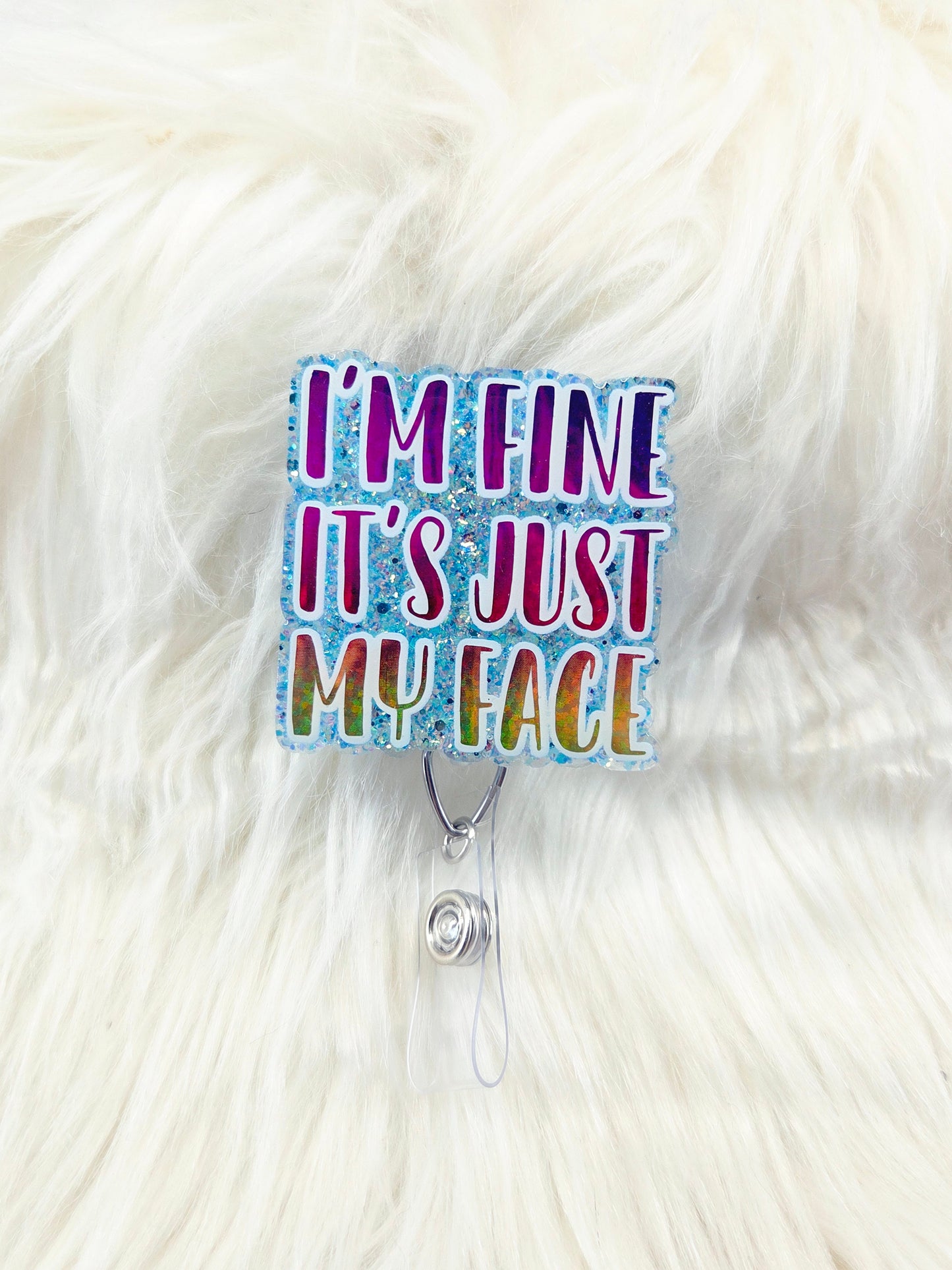 Just My Face Badge Reel