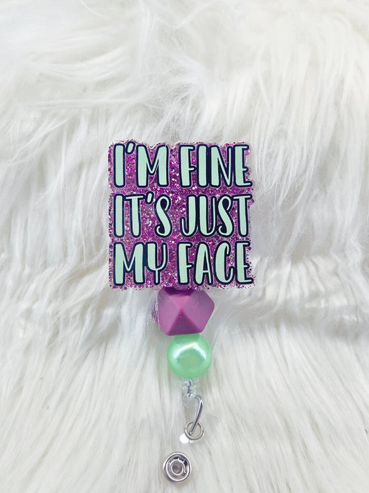 Just My Face Badge Reel