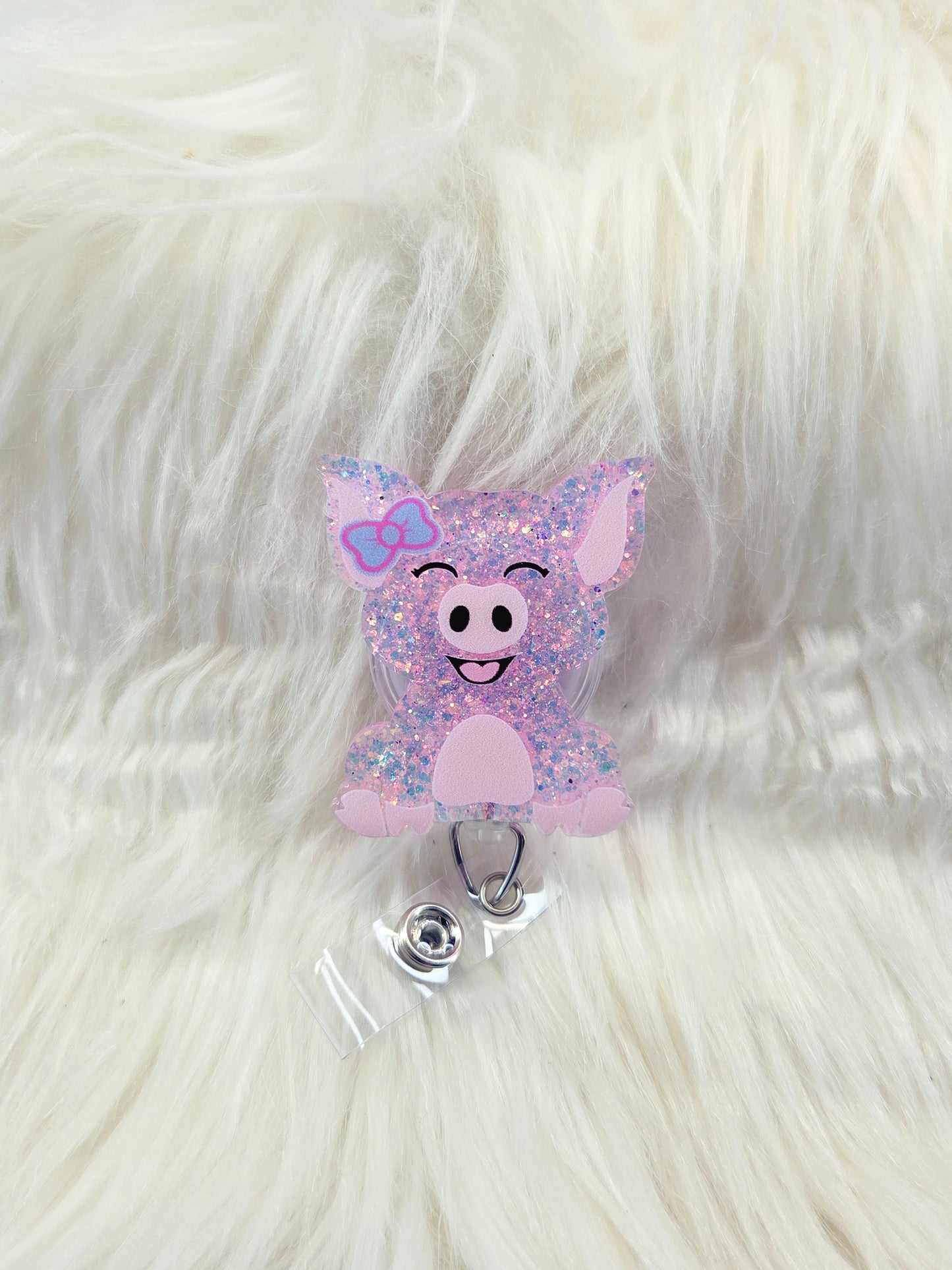 Pig Badge Reel