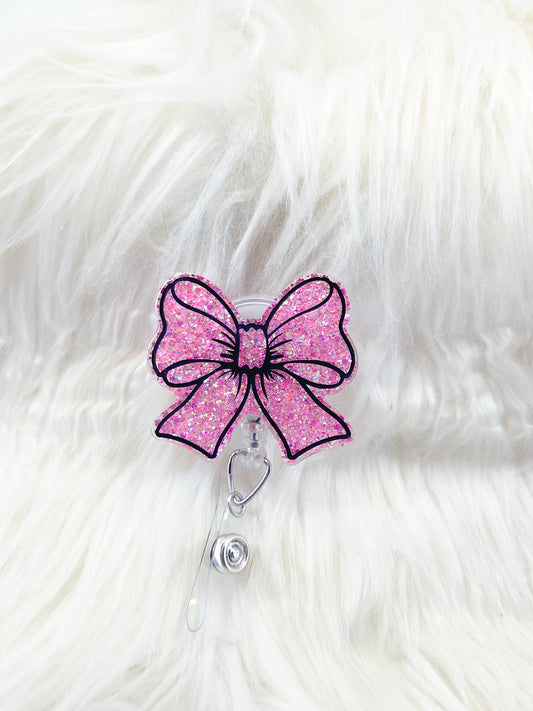 Bow Outline Badge Reel