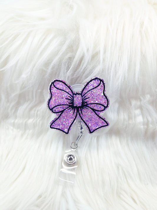 Bow Outline Badge Reel