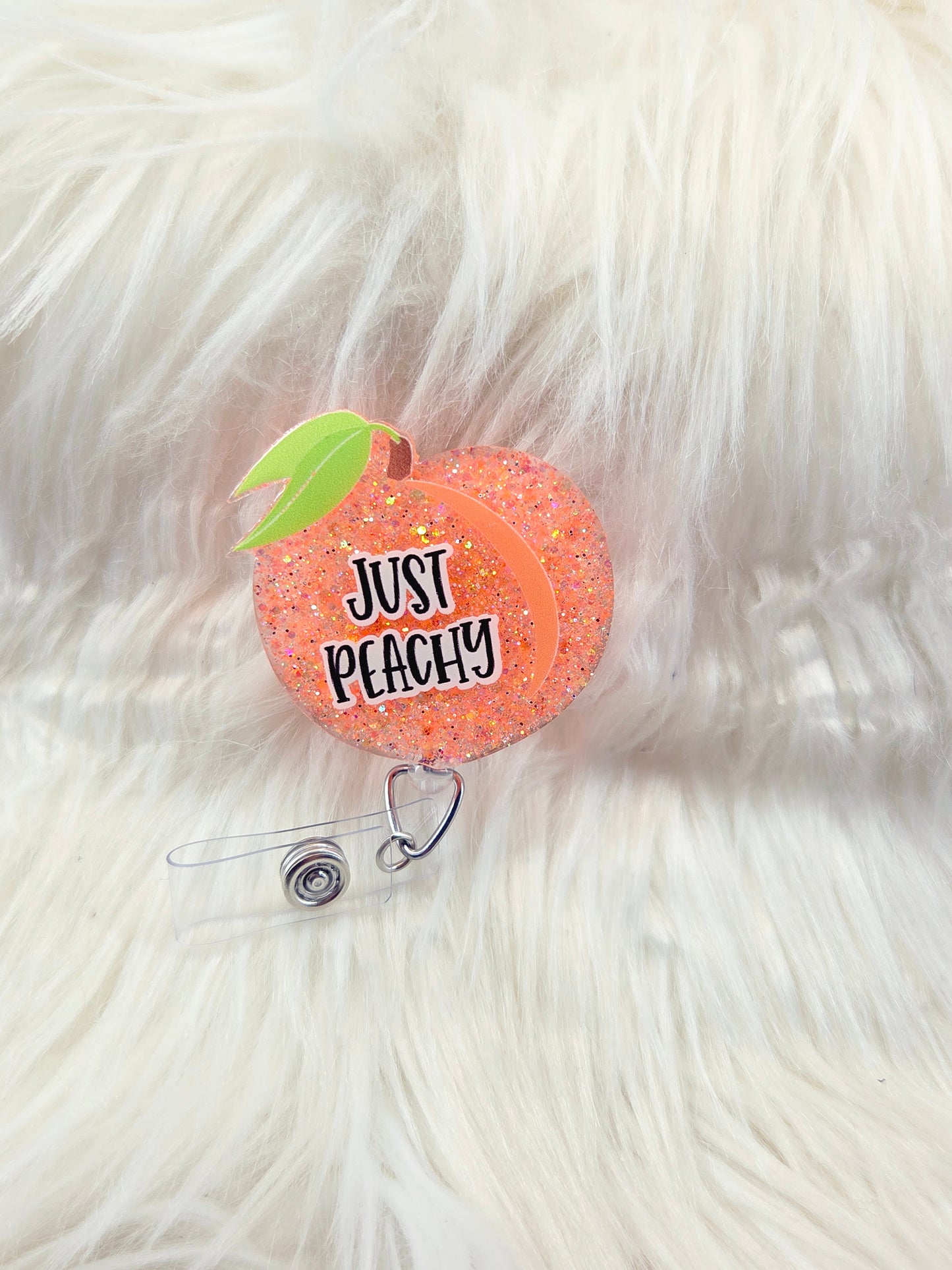Just Peachy Badge Reel