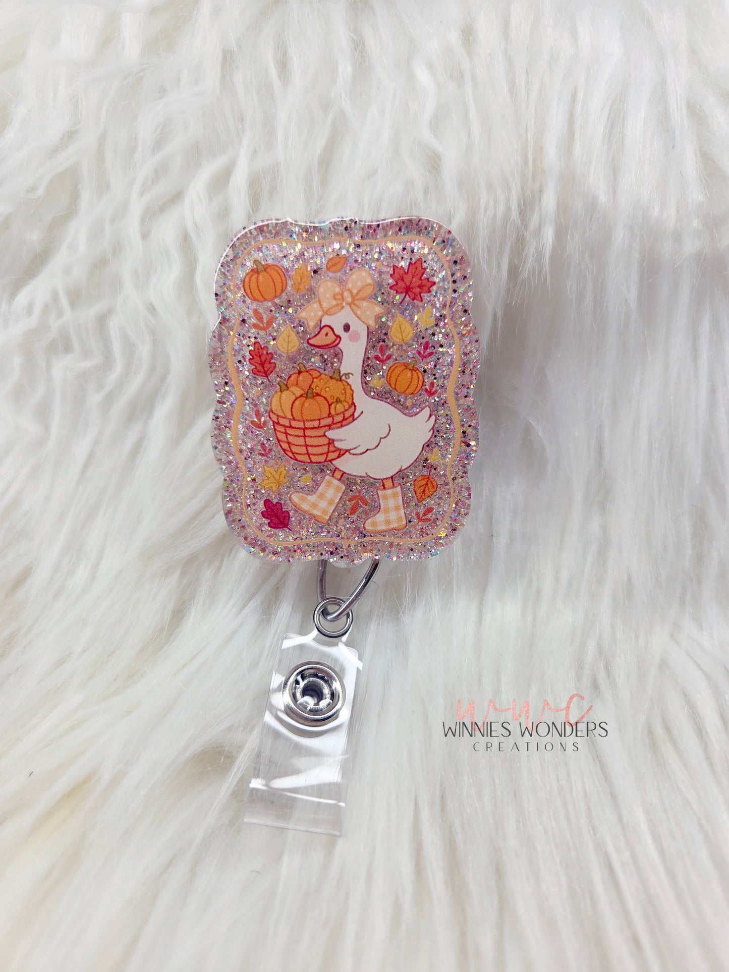 Fall Goose Badge Reel