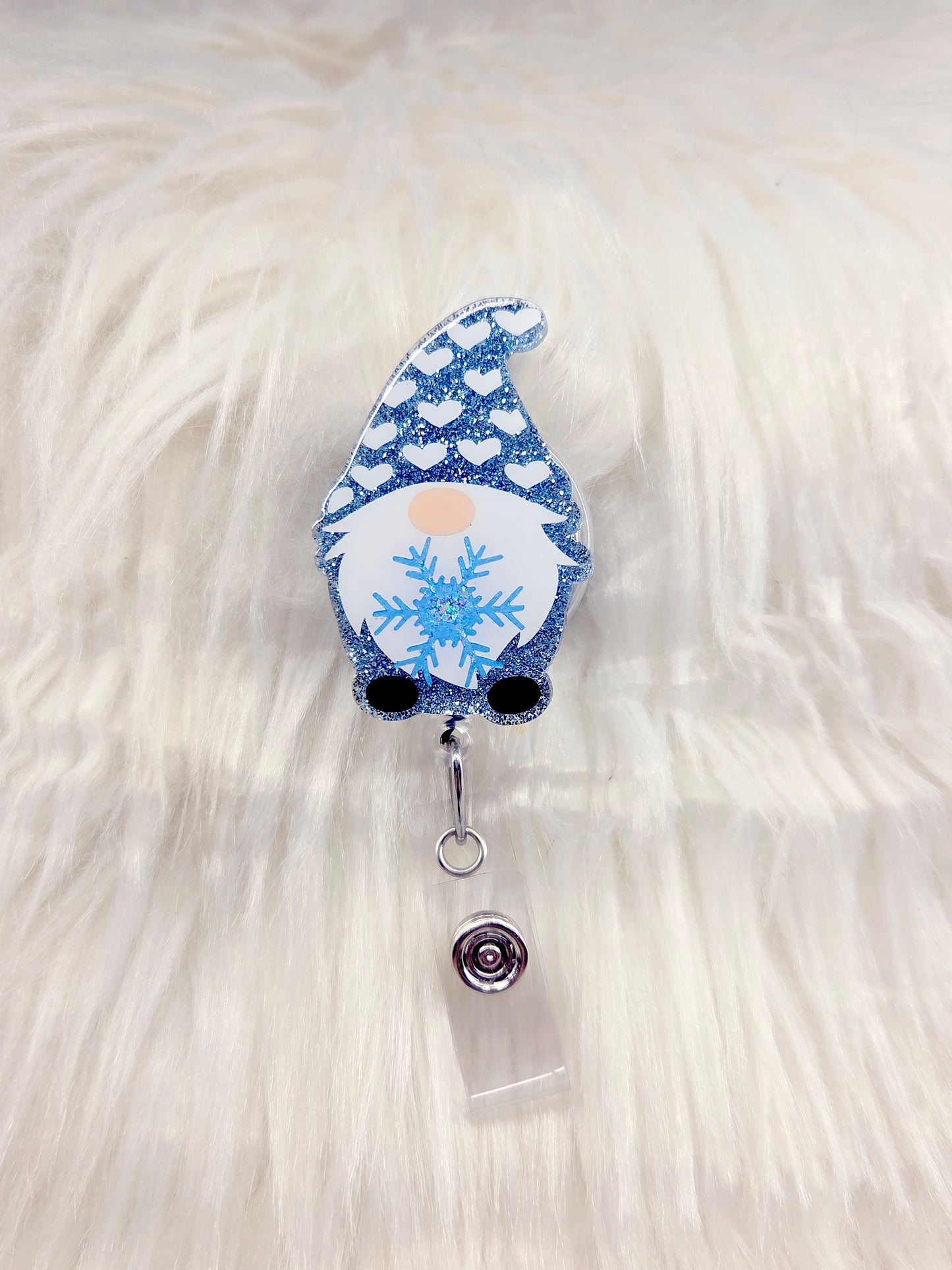 Snowflake Gnome Badge Reel