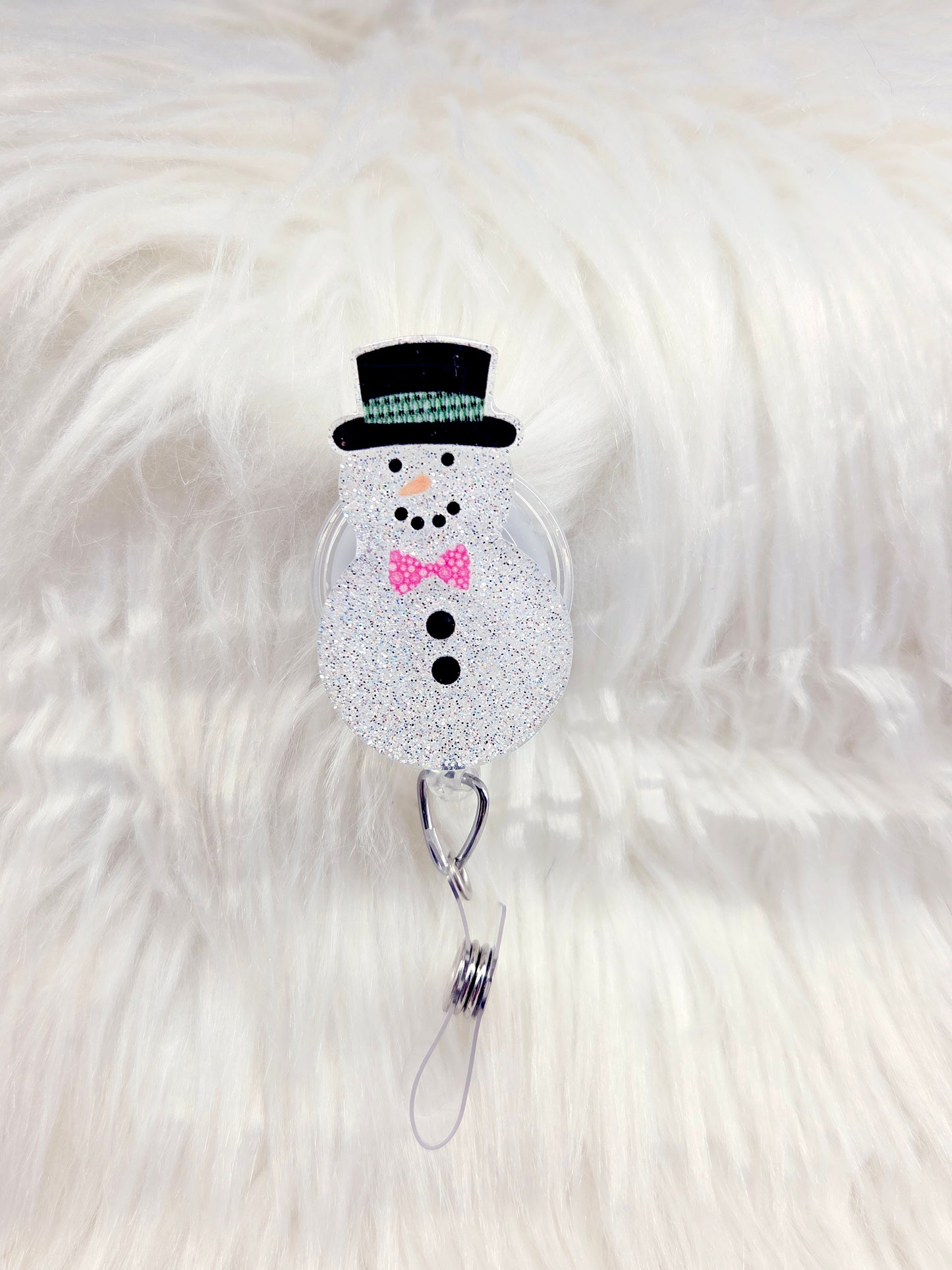 Snowman Badge Reel