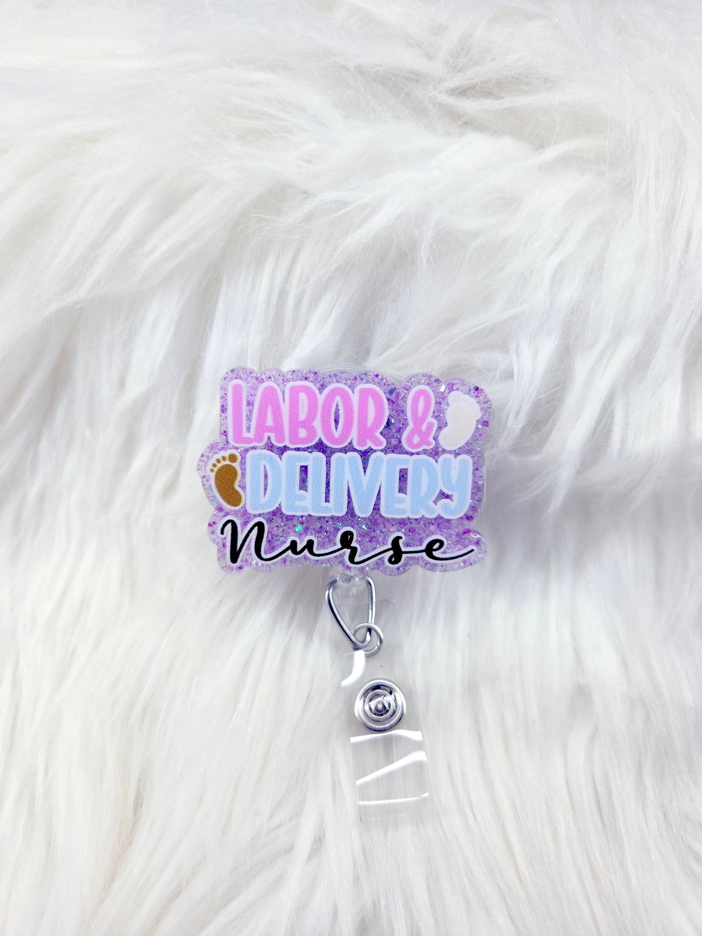 Labor & Delivery Nurse Badge Reel