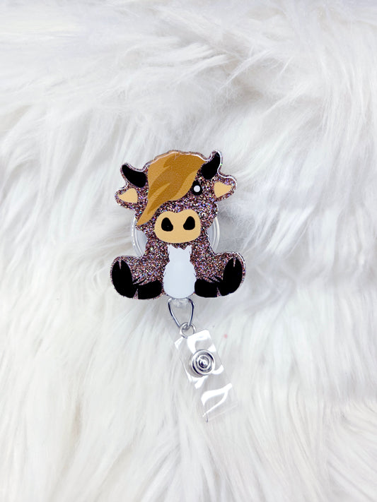 Highland Cow Badge Reel