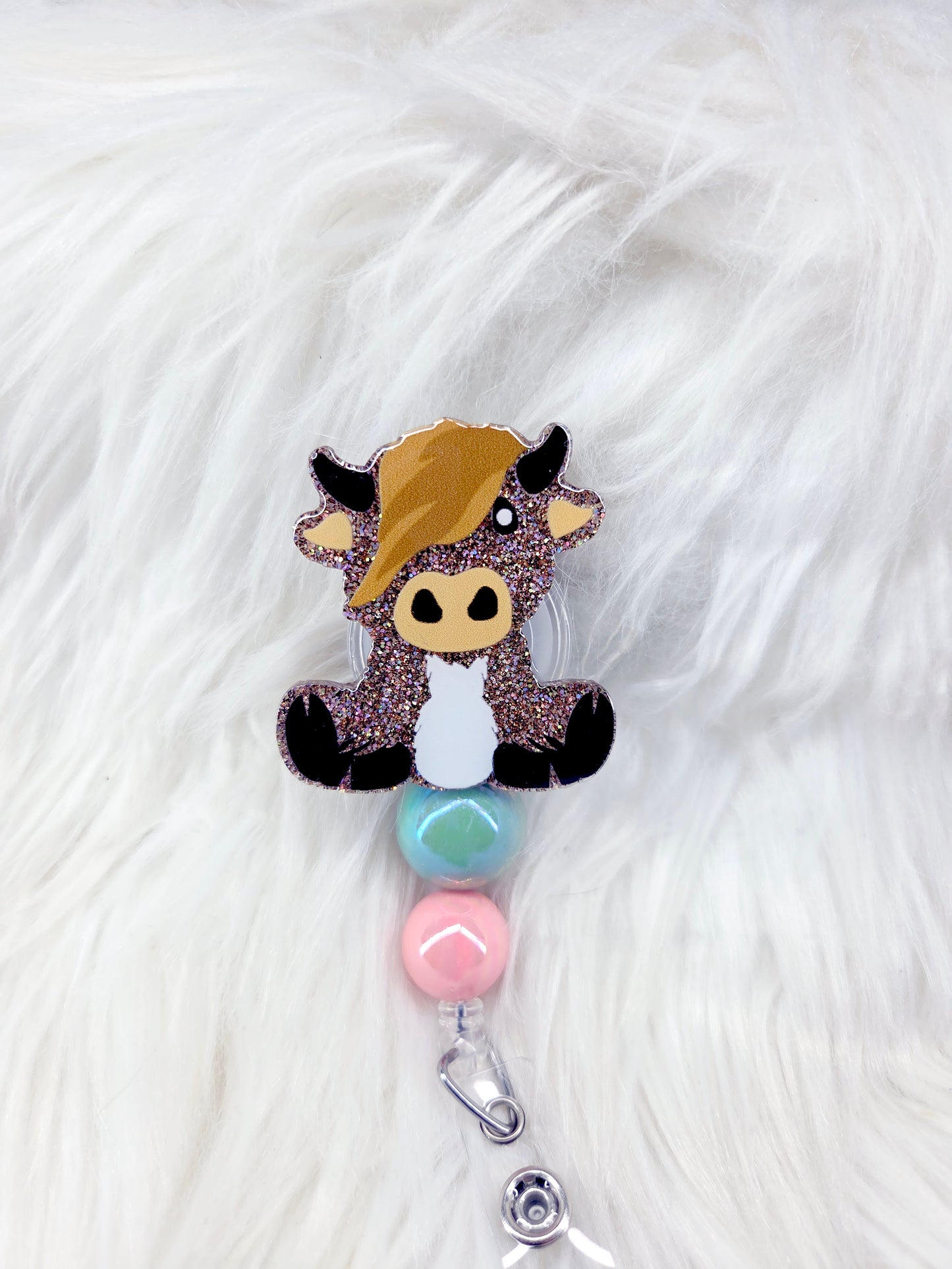 Highland Cow Badge Reel