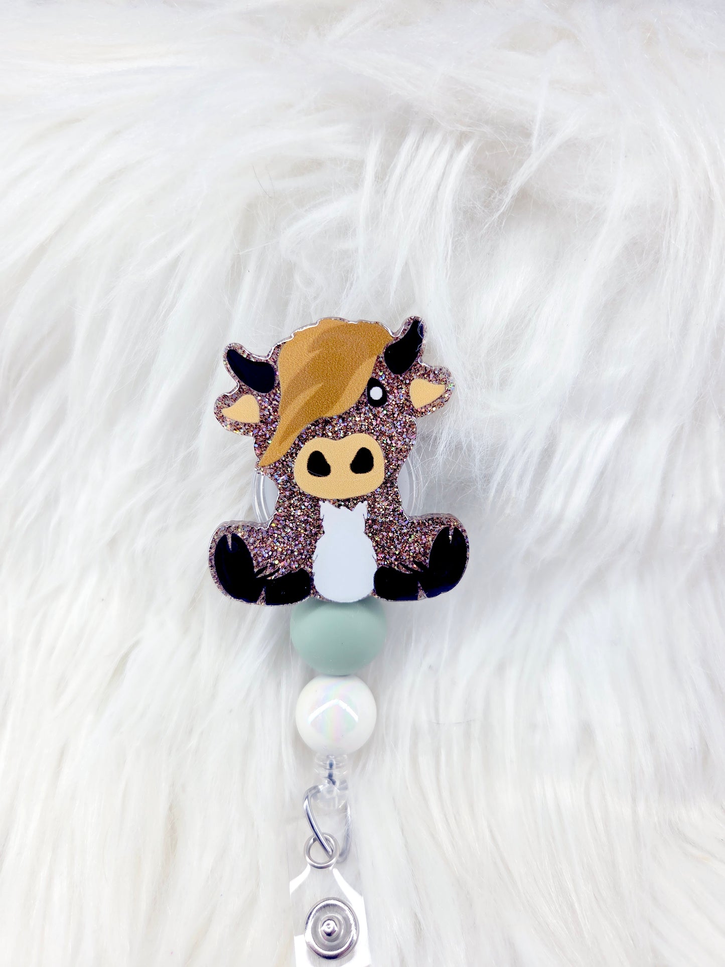 Highland Cow Badge Reel