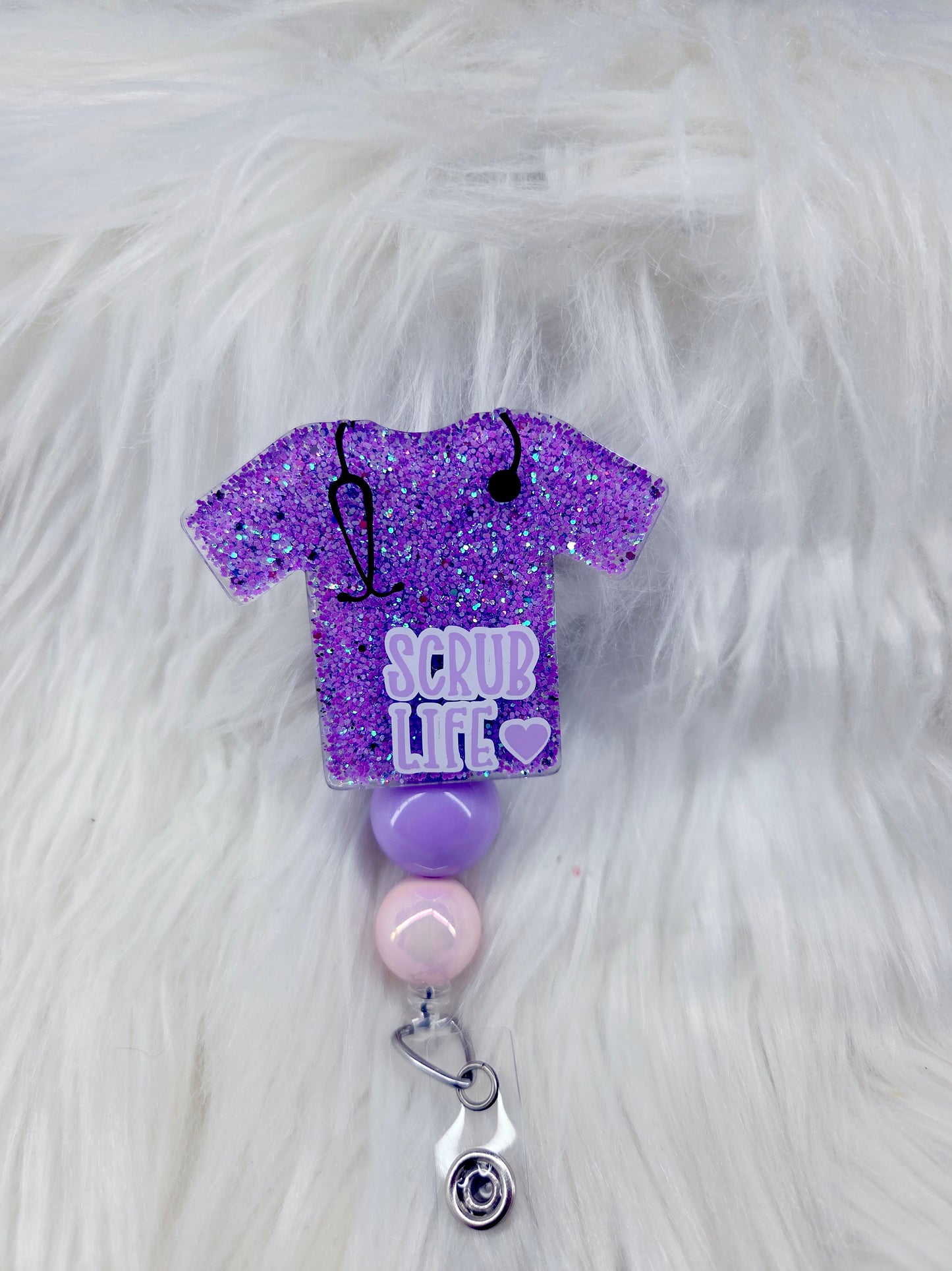 Scrub Life-- SCRUBS Badge Reel