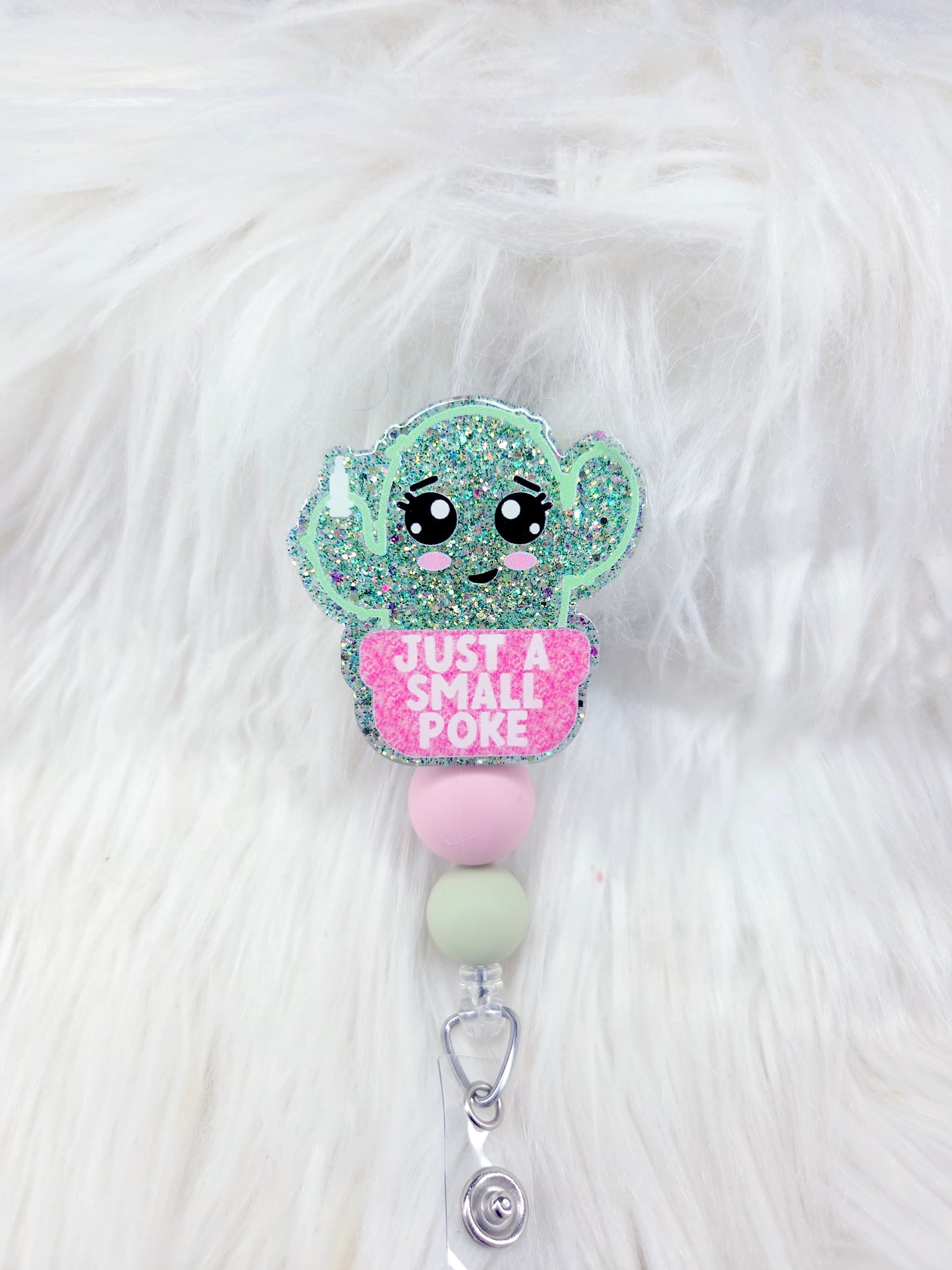 Just a Small Poke Badge Reel