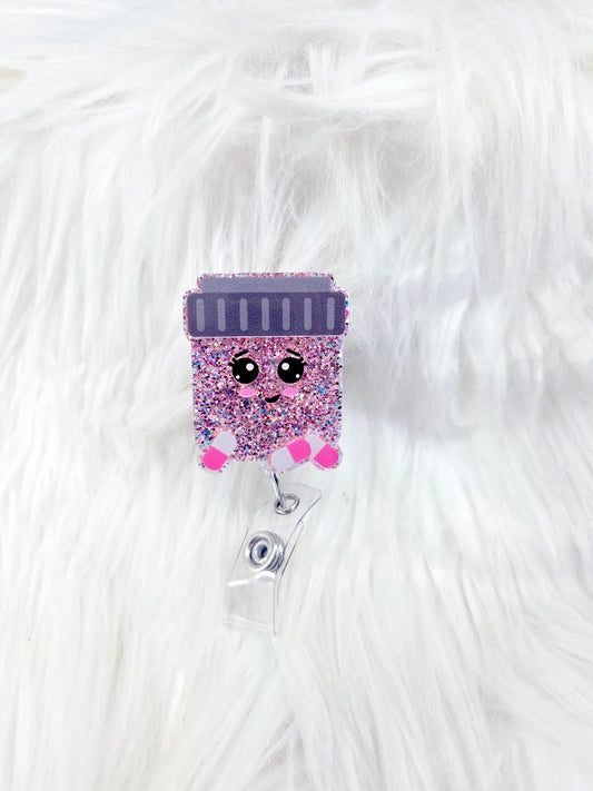 Pill Bottle Badge Reel