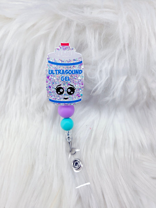 Ultrasound Gel Badge Reel