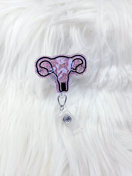Uterus Badge Reel