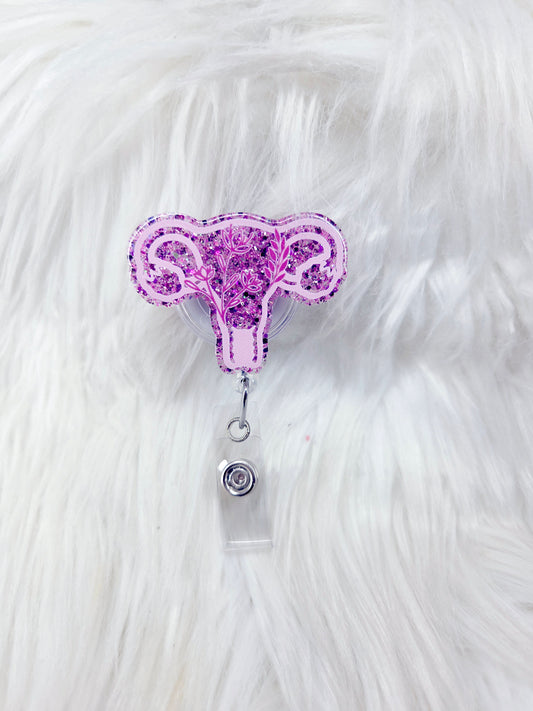 Uterus Badge Reel