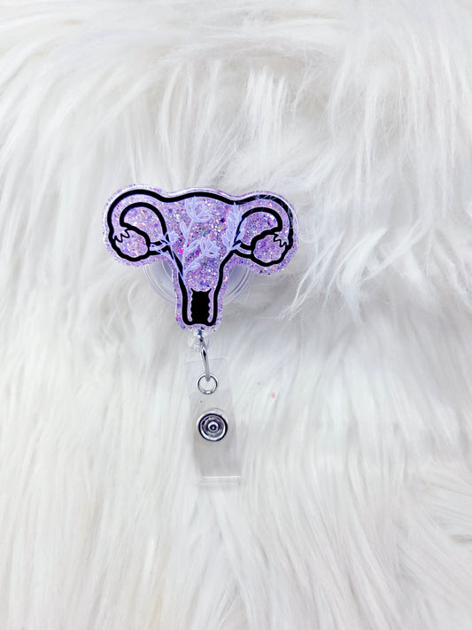 Uterus Badge Reel