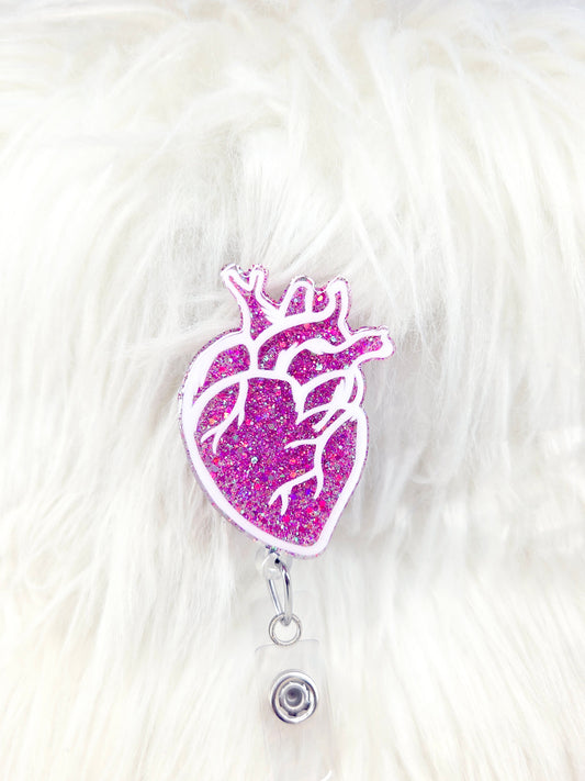 Anatomical Heart Badge Reel