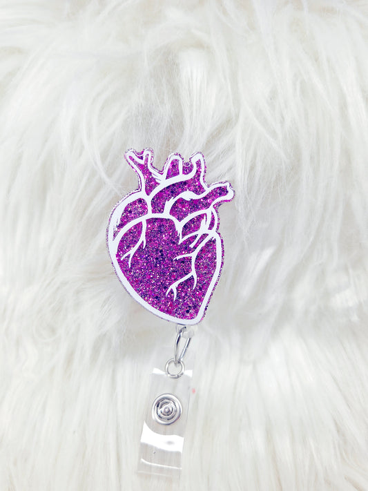 Anatomical Heart Badge Reel
