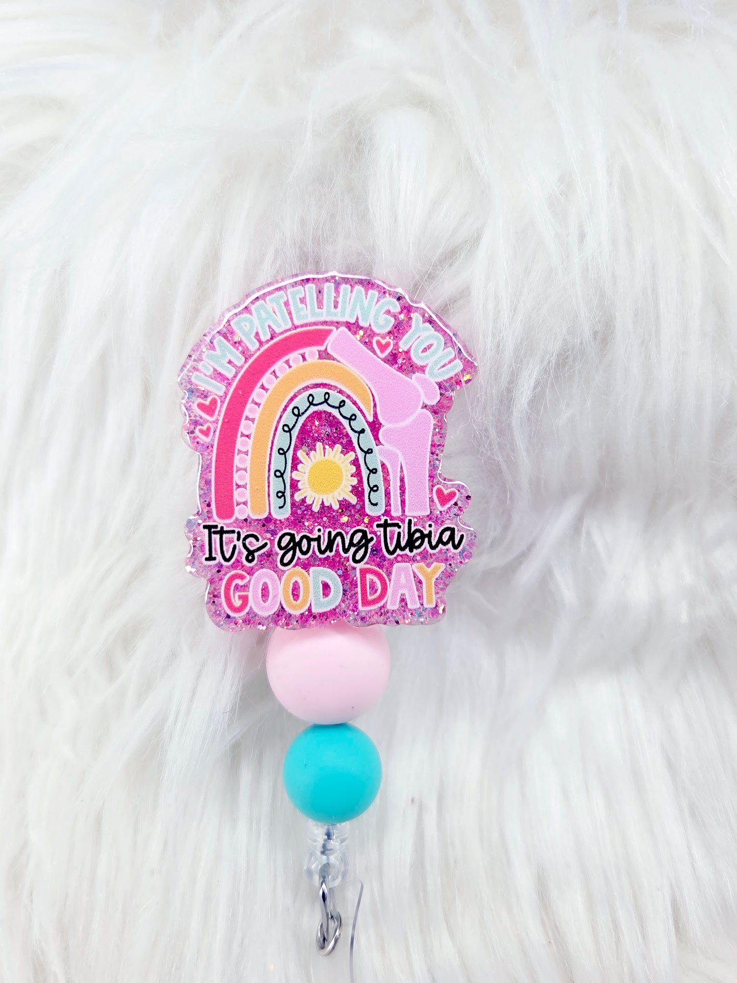 TIBIA good day Badge Reel